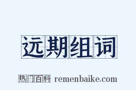 远期组词是什么意思的图片